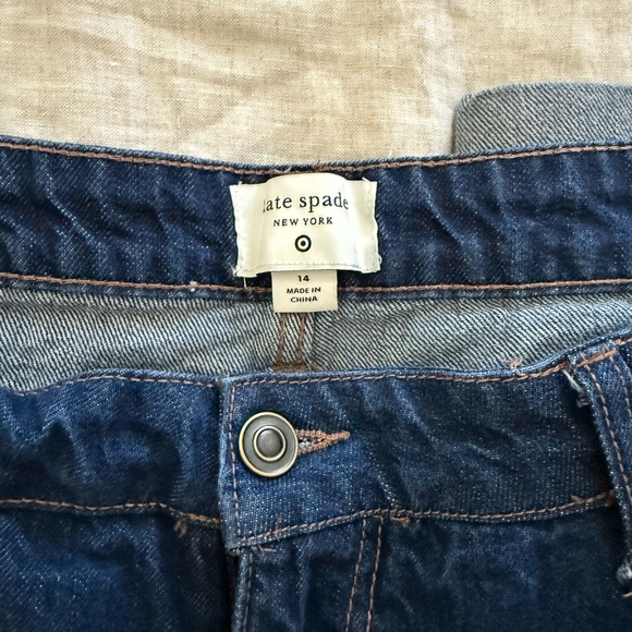 Kate Spade Dark Blue Flare Jeans - Picture 4 of 4